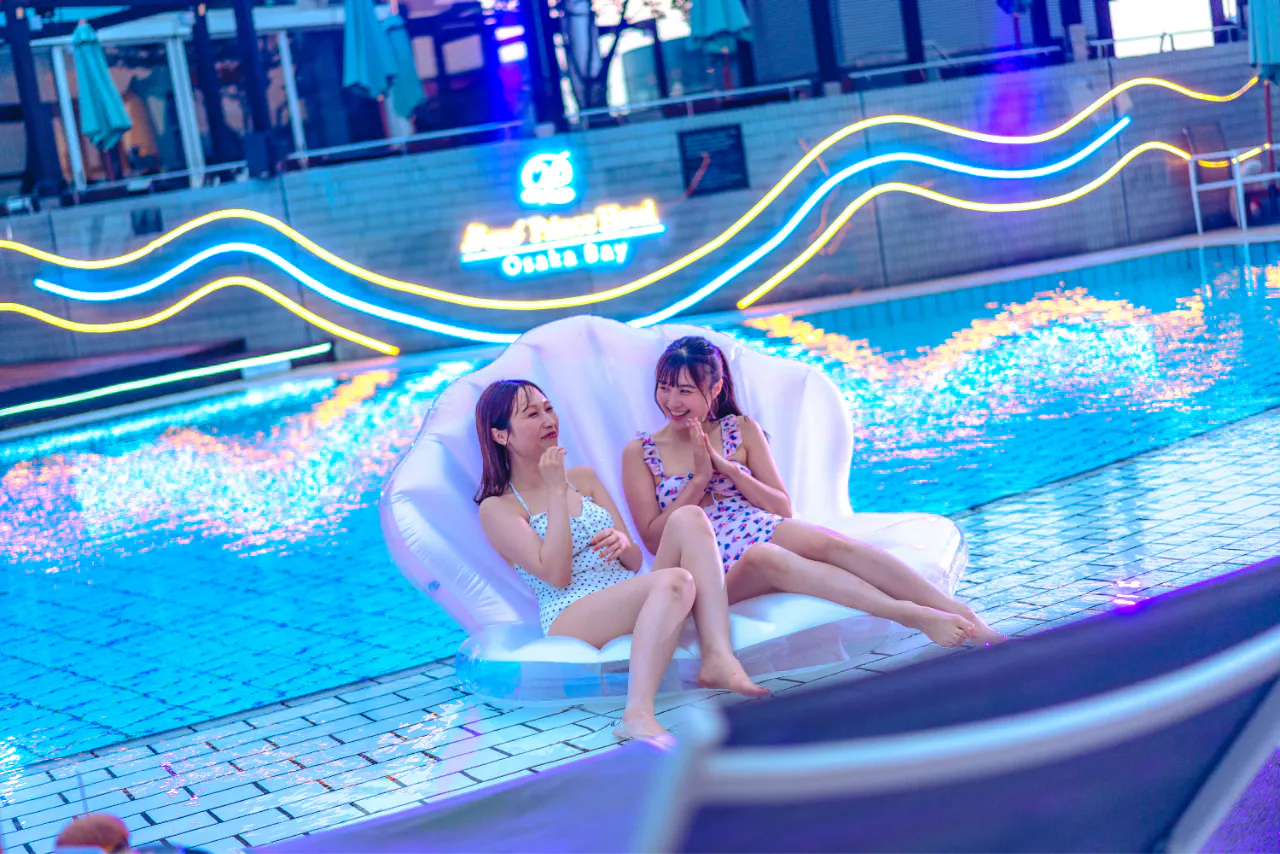 ナイトプール入場チケット【18時〜22時】席あり