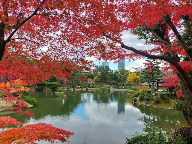 広島県縮景園・広島県立美術館