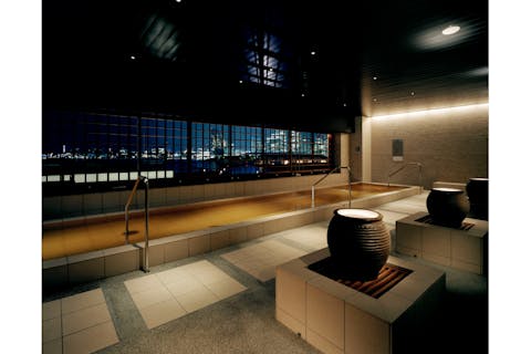 朝8時まで滞在可！【土曜＋年末年始限定前売りチケット（入館＋深夜料金）】RAKU SPA BAY横浜