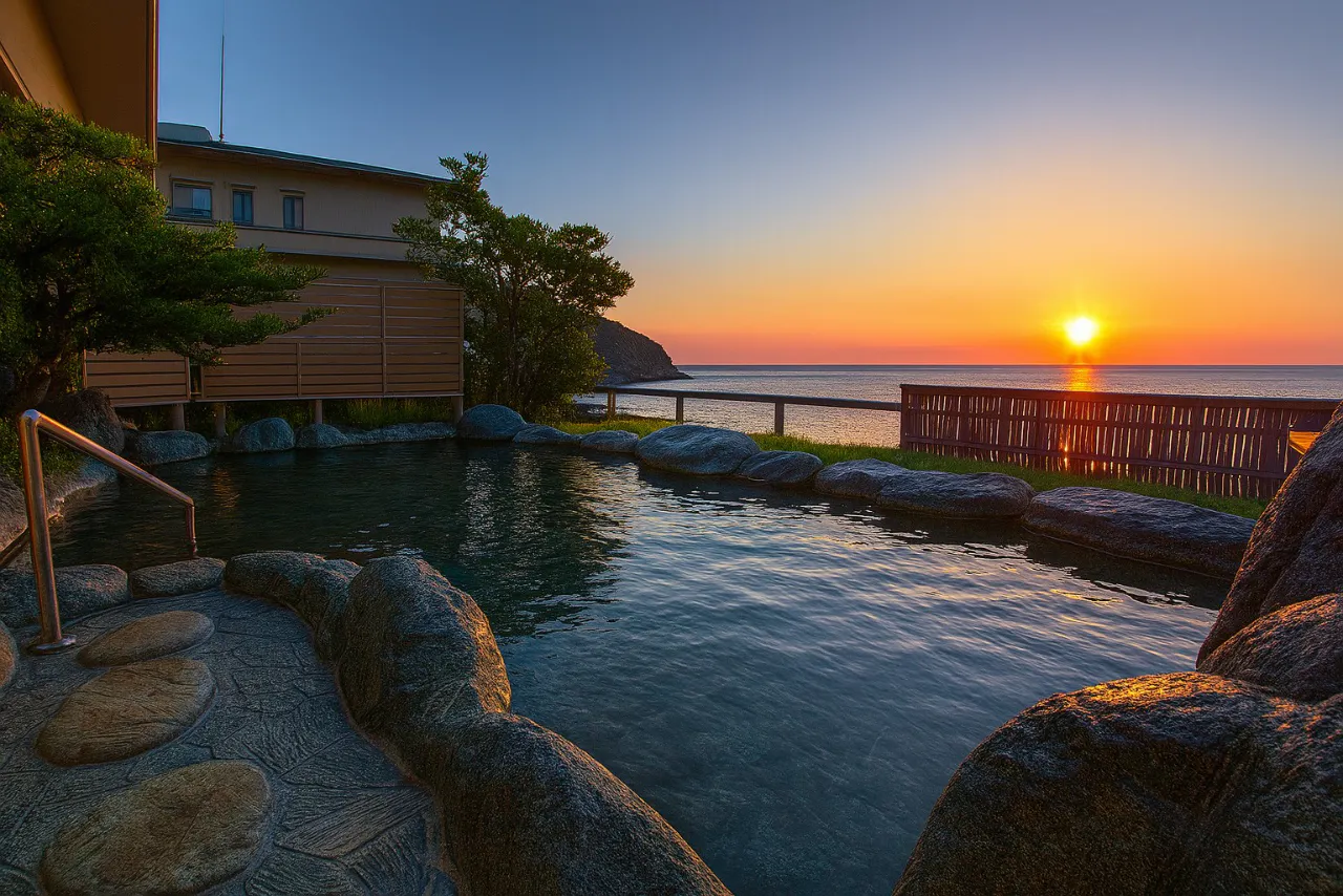 【土日祝もOK！】源泉かけ流し×海絶景！「熱川館」日帰り入浴チケット（バスタオル＋フェイスタオル付）