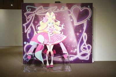 キミとアイドルプリキュア展 箔押しアクリルパネル チケット風カード