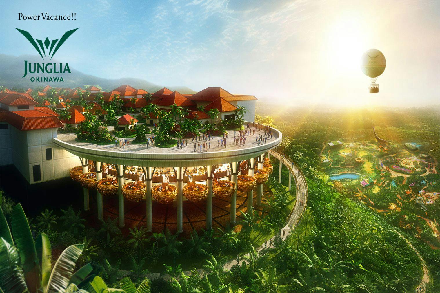 北部満喫セット券　JUNGLIA　OKINAWA×森のガラス館