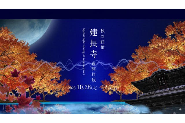 【土日祝前売券】ZEN NIGHT WALK KAMAKURA 鎌倉 建長寺 夜間拝観 入場チケット