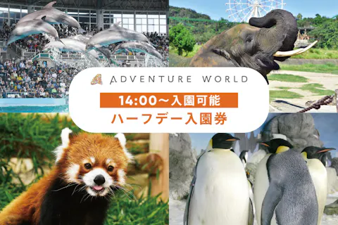 アドベンチャーワールド 1日入園券｜アソビュー！