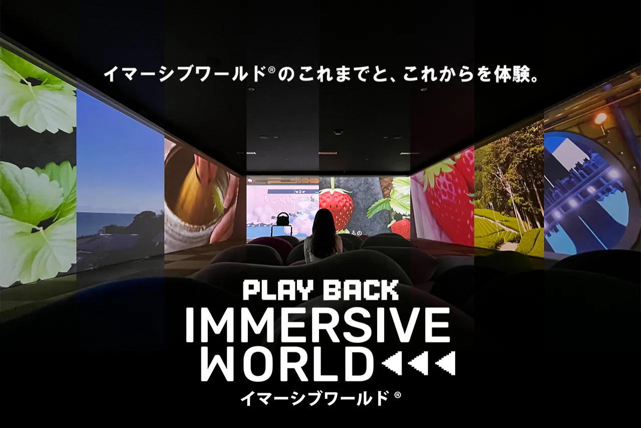 PLAY BACK IMMERSIVE WORLD イマーシブワールド®　入場チケット