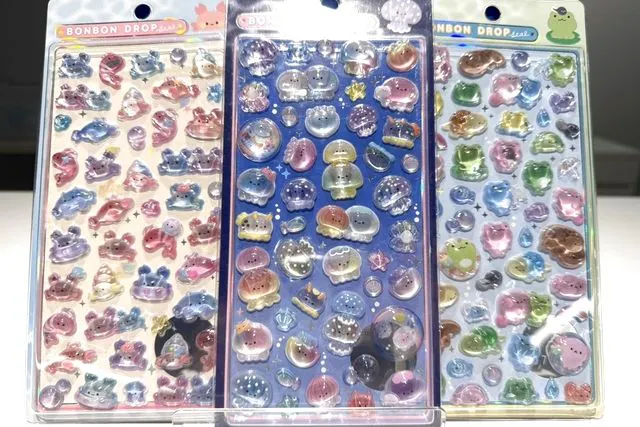 ボンボンドロップシール3枚セット付入館チケットA