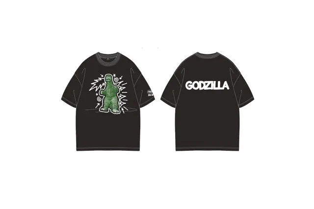 GODZILLA アートプリント Tシャツ ゴジラ展 前売｜入場＋オリジナルTシャツ付き】特別展 ゴジラ生誕 70周年記念