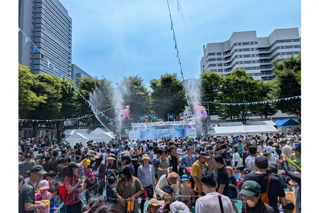 納涼シート7月19日（日）14:30-17:30 - GMO水かけまつり2026 in けやき