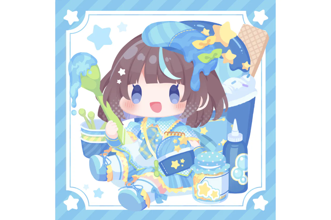 【カラオケルームでVTuberと会える！】マリナリリカ３Dミート＆グリート　入場＋チェキ＋1ドリンク付き「初波ぷうる」