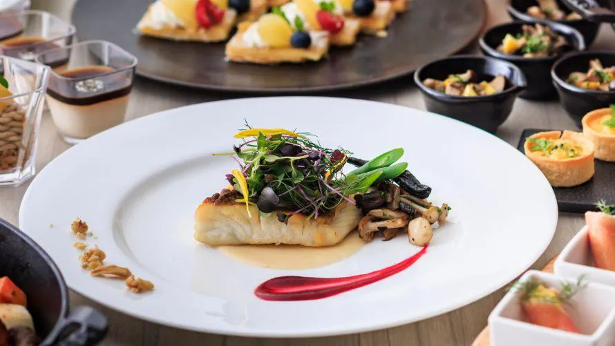【鎌倉プリンス（レストラン ル・トリアノン）】～12/18 ハーフブッフェ ランチ（お魚）