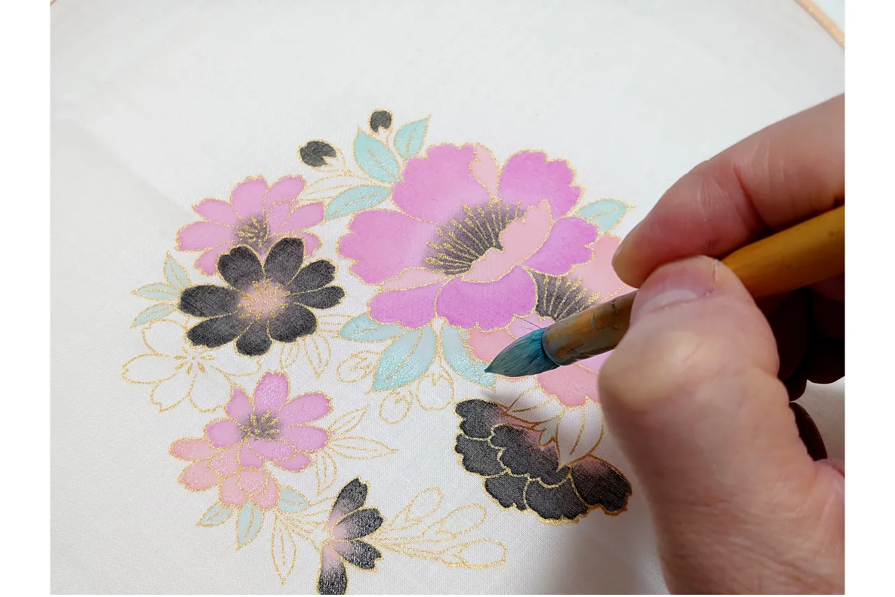 【NIWA 文化体験】手描友禅 色挿し体験：染工房正茂様