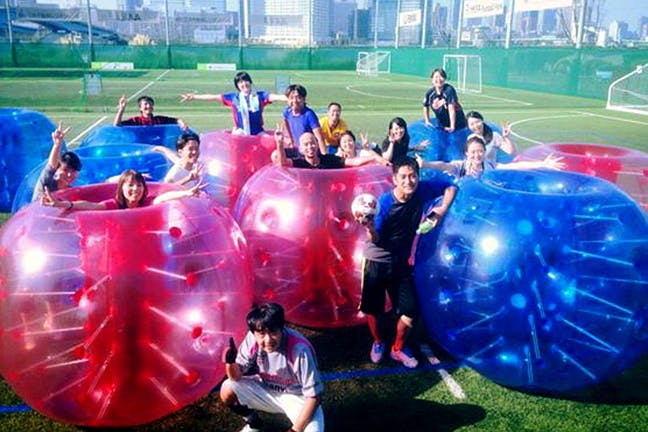 北海道のバブルサッカー