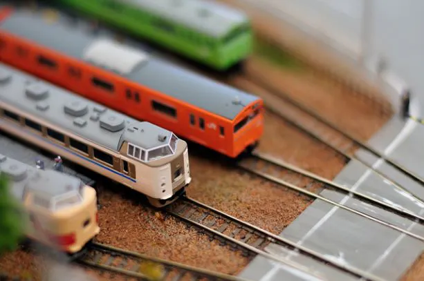 電車のペーパークラフト