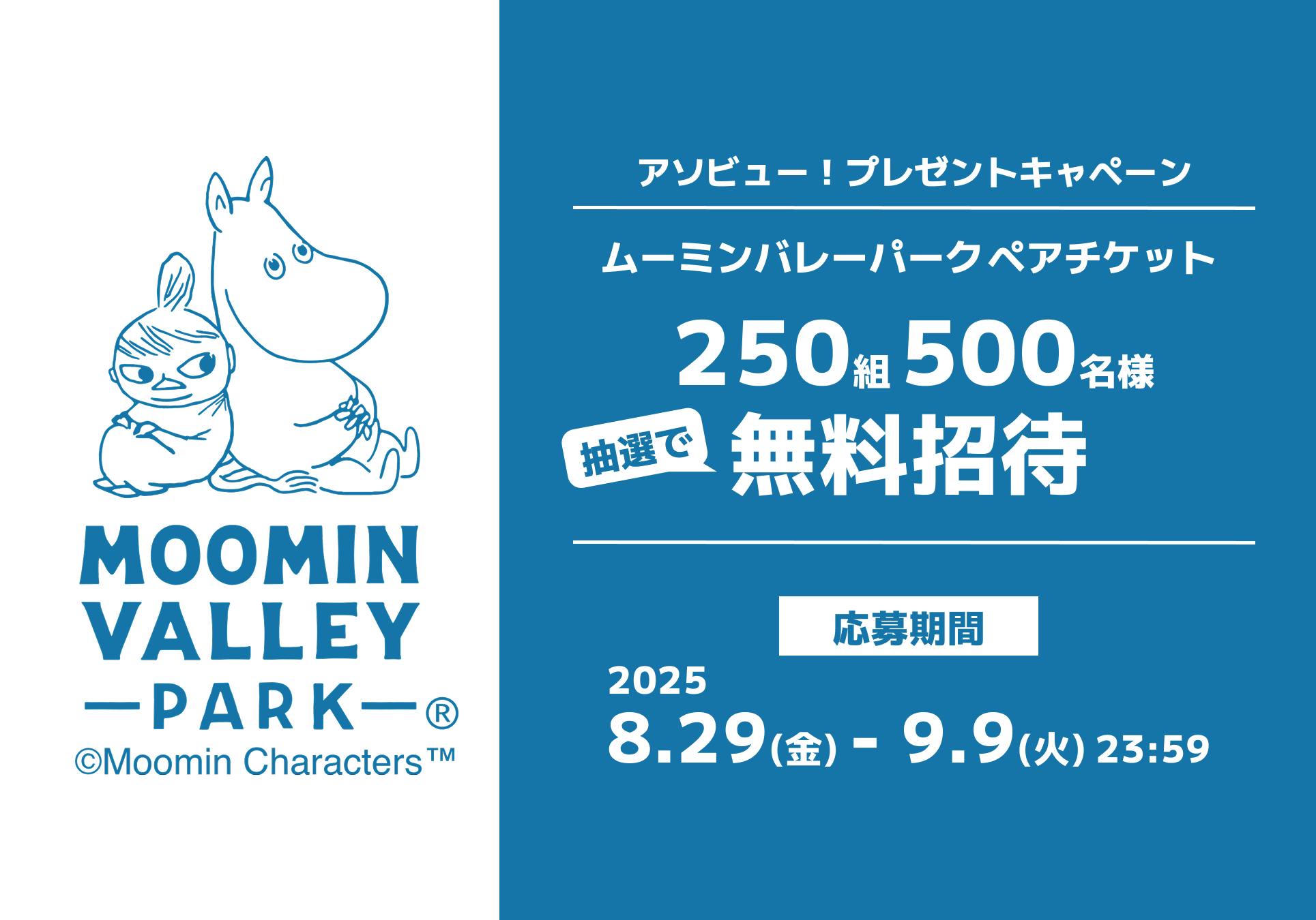 ムーミンバレーパーク　ペアチケット ムーミンバレーパーク１デーパスペアチケット