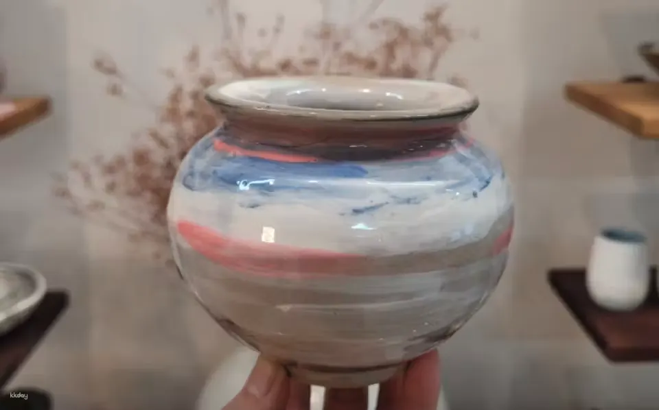 韓国陶芸体験教室 月瓶