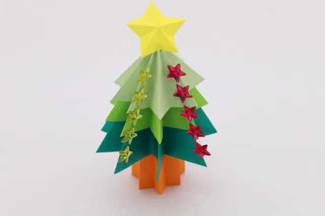 クリスマスのペーパークラフト