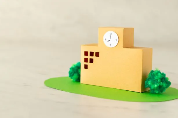 建物のペーパークラフト