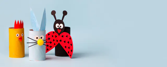 キャラクターのペーパークラフト