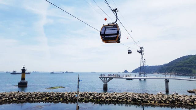 <釜山・ケーブルカー>松島マリンケーブルカー・当日予約不可の写真が表示されています