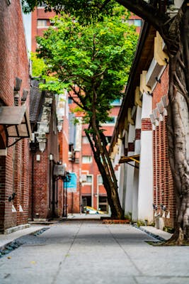 華山1914文化創意産業園区の写真が表示されています