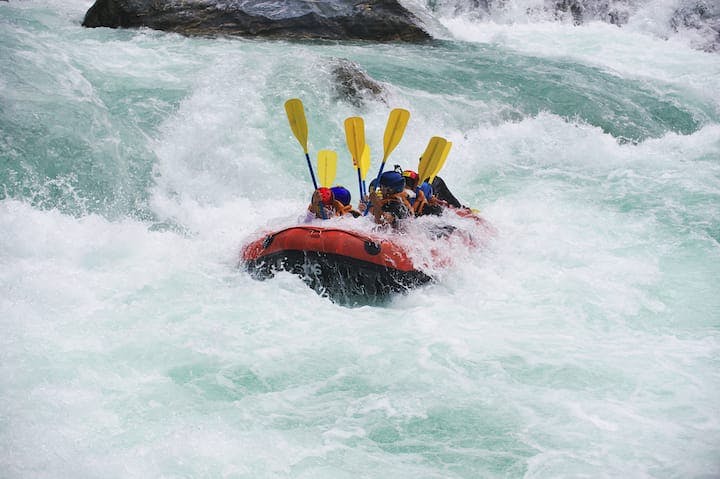 吉野川ラフティング