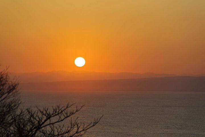 【2023年初日の出】松江市　地蔵崎（美保関灯台）駐車場展望デッキ