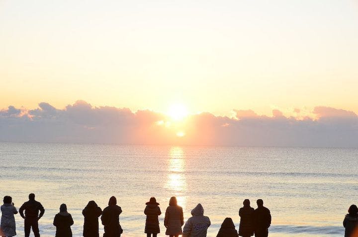 【2023年初日の出】匝瑳市　吉崎浜