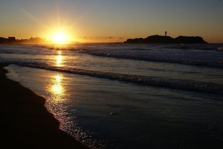 【2023年初日の出】藤沢市　片瀬海岸