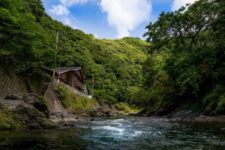 玉川峡ハイキングコース