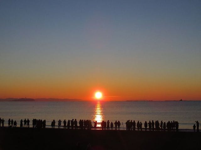 【2023年初日の出】茅ヶ崎市　サザンビーチちがさき