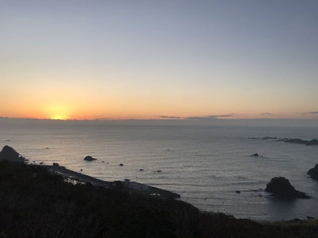 【2023年初日の出】鴨川市　魚見塚展望台