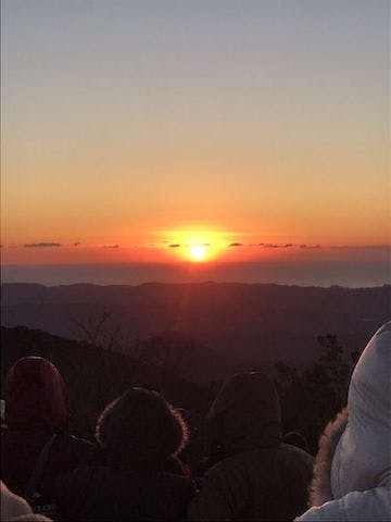 【2023年初日の出】伊勢市　朝熊山頂展望台