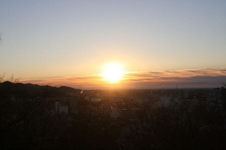 【2023年初日の出】足利市　足利織姫神社