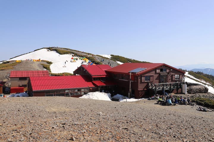 蝶ヶ岳ヒュッテ