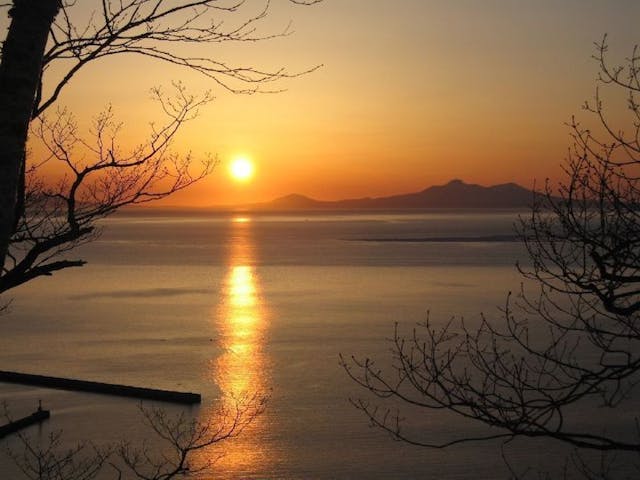 【2023年初日の出】羅臼町　羅臼国後展望塔