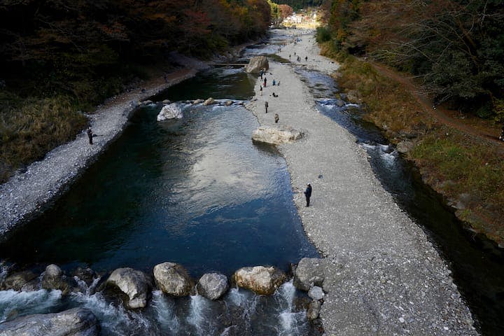 秋川国際マス釣り場