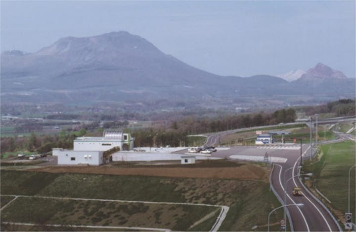 道央自動車道有珠山サービスエリア展望台