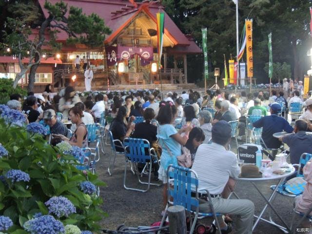 松前神社例大祭（あじさい祭り）