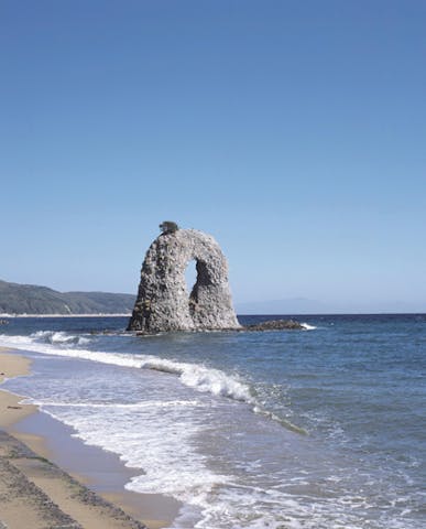 なべつる海岸海水浴適地