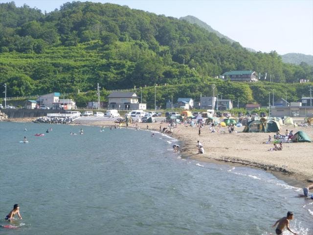 美国漁港海岸緑地広場
