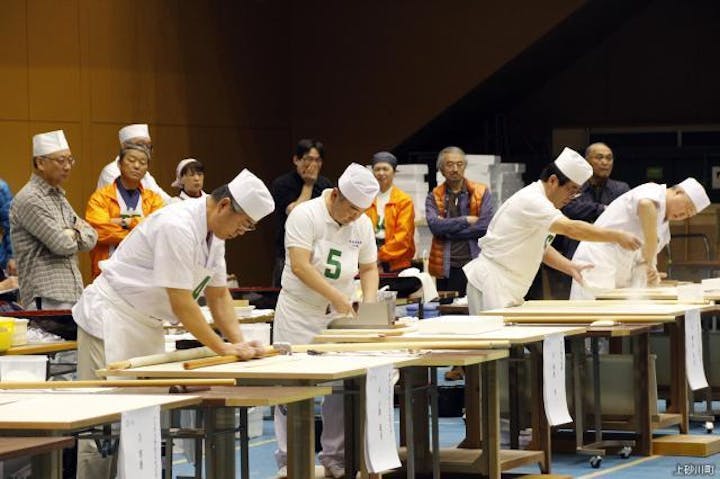 北海道シニア素人そば生粉打ち名人大会
