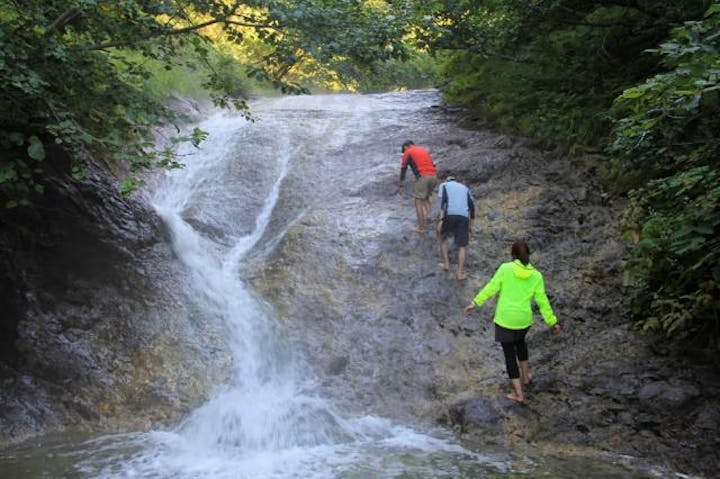 カムイワッカの滝