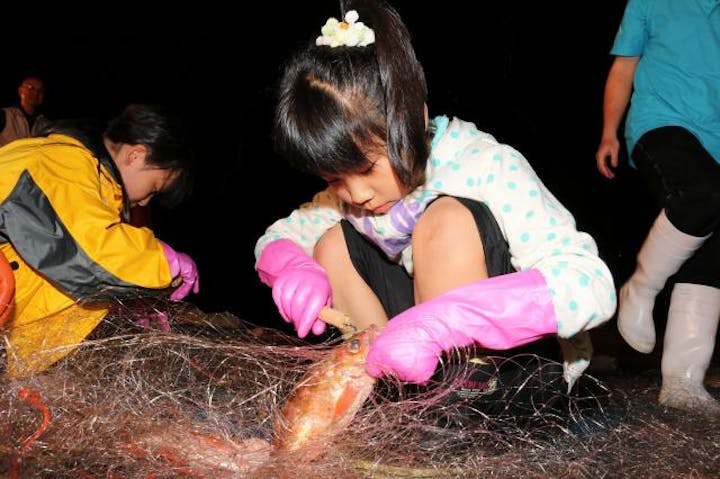 津軽海峡メバル網外し体験ツアー