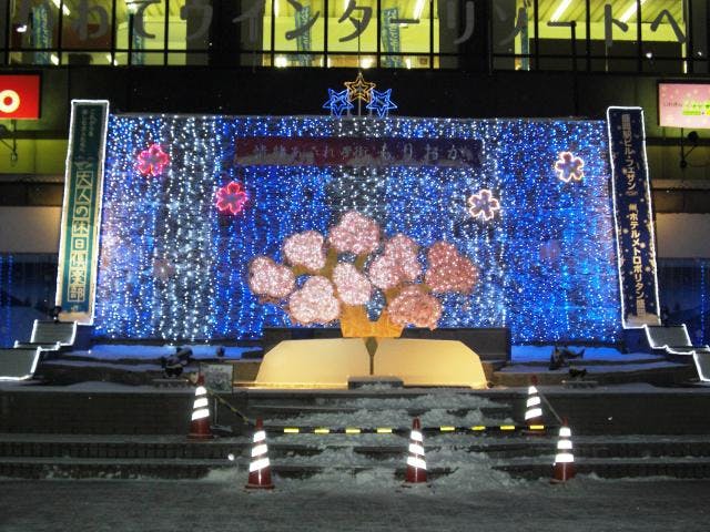 盛岡駅＆フェザン　ウィンターイルミネーション