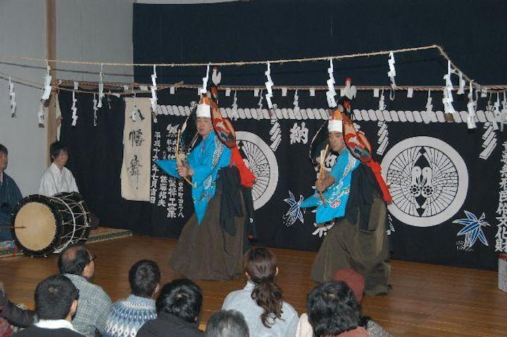 早池峰神楽舞納め　