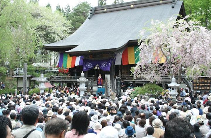 天台寺春の例大祭