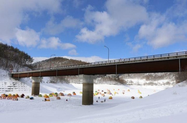 菜魚湖ワカサギ釣り