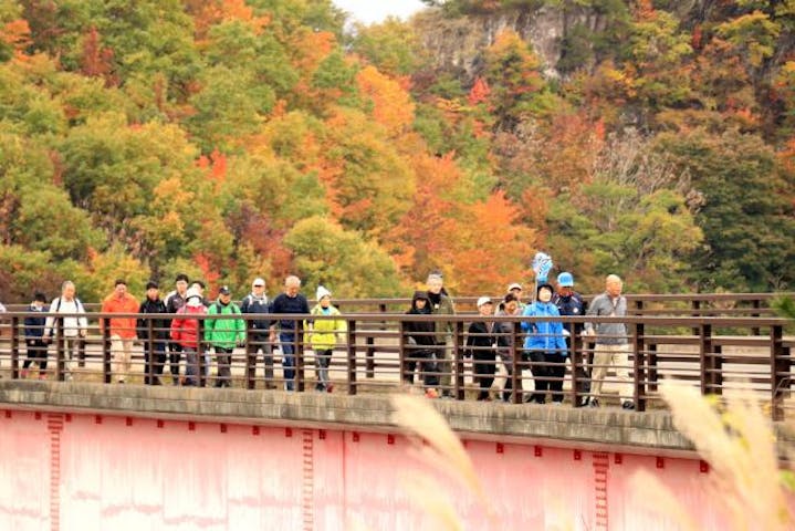 七ヶ宿湖一周ウォーキング