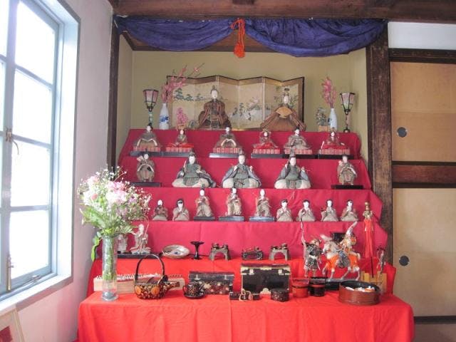 宮床歴史の村のひな祭り