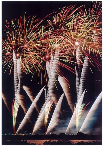 港まつり能代の花火